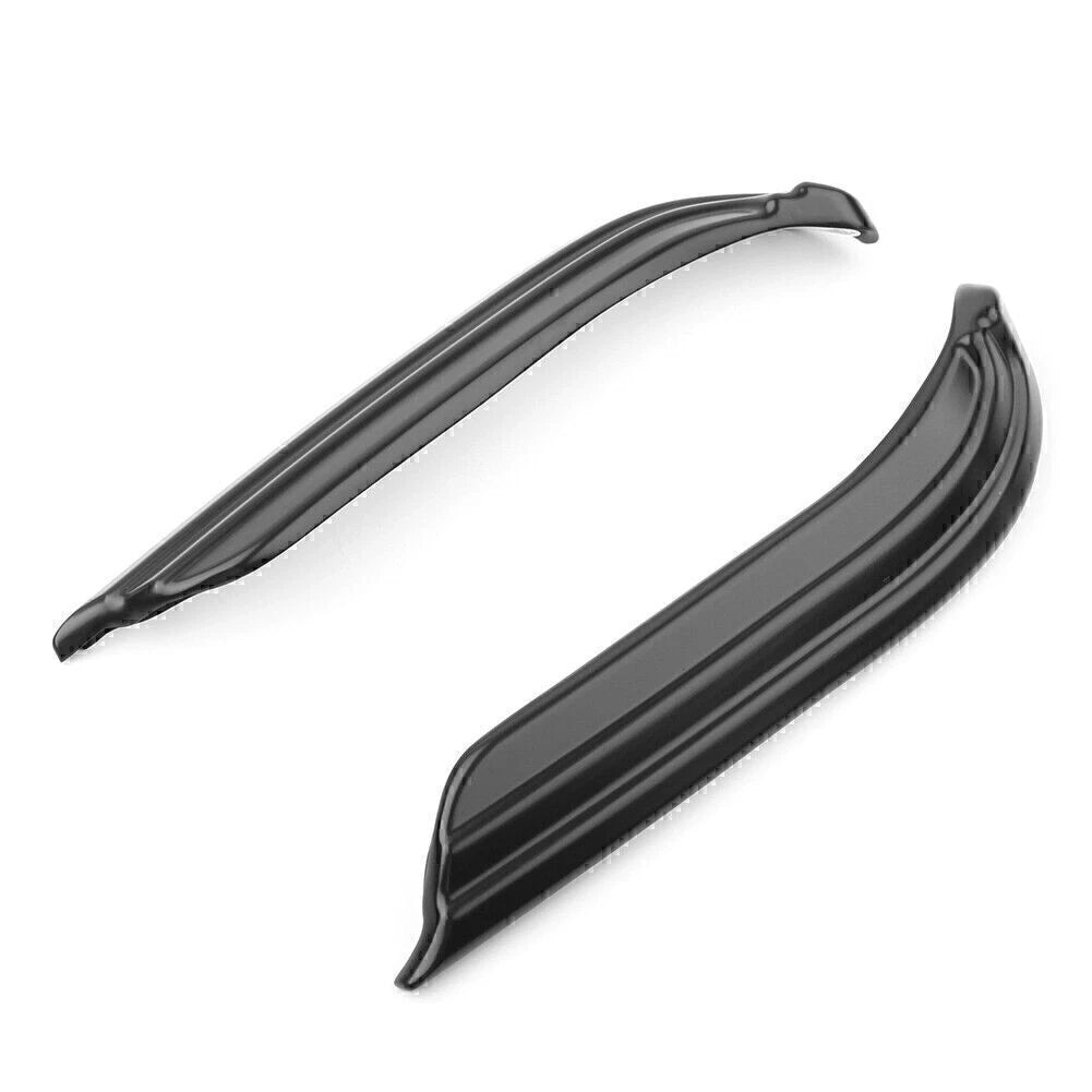 Louvered Swingarm Covers for Harley Touring Dresser (2009–2020) Black
