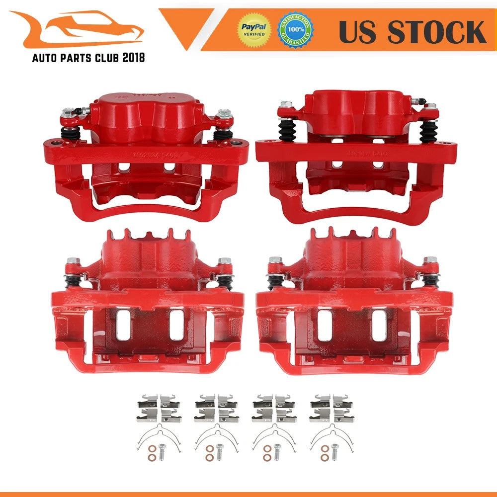Front & Rear Brake Calipers for Ford F-250 F-350 Super Duty (2000–2004)