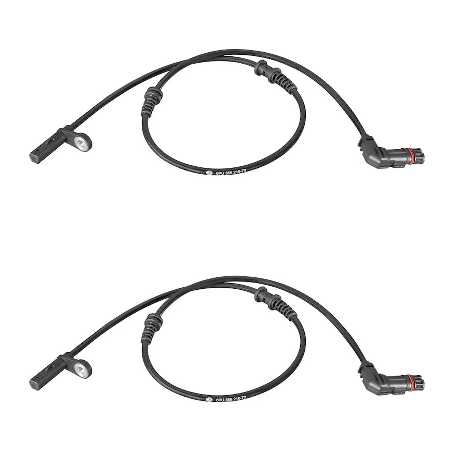 Set of 2 Front ABS Wheel Speed Sensors for Mercedes Benz W204 C63 AMG