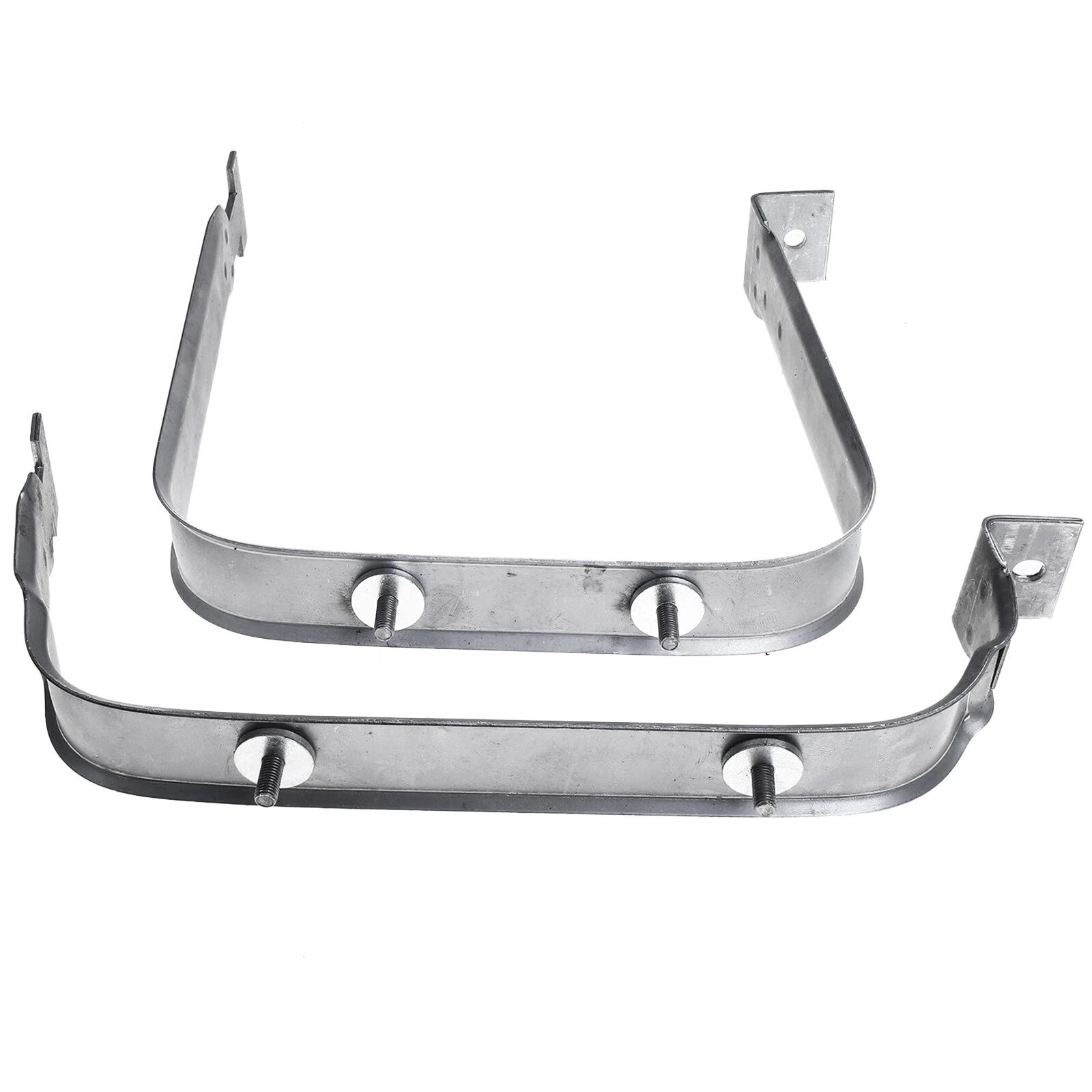 Set of 2 Fuel Tank Straps with Skid Plate for Ford F-150 F-250 (2004–2008)