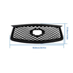 Front Upper Grille for Infiniti QX50 (2019–2023) Gloss Black
