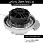 Locking Diesel Fuel Cap for Peterbilt 330-587 (1972-2017)