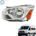 Left Headlight for Ford Transit 150 250 350 (2015–2021) Clear Lens