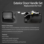Set of 4 Exterior Door Handles for Ford F-250 F-350 Super Duty (1999–2016) 79306