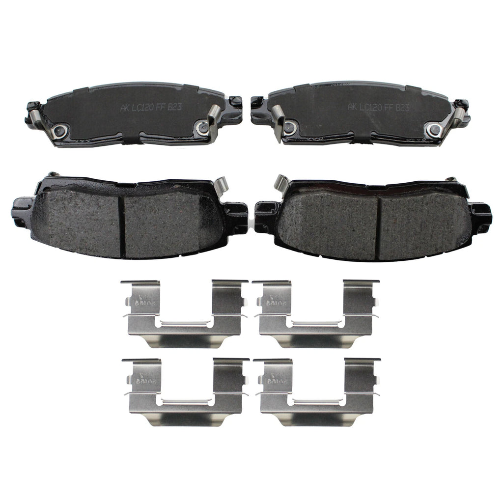 Akebono Rear ProAct Disc Brake Pads for Buick Cadillac Chevrolet GMC Isuzu Saab