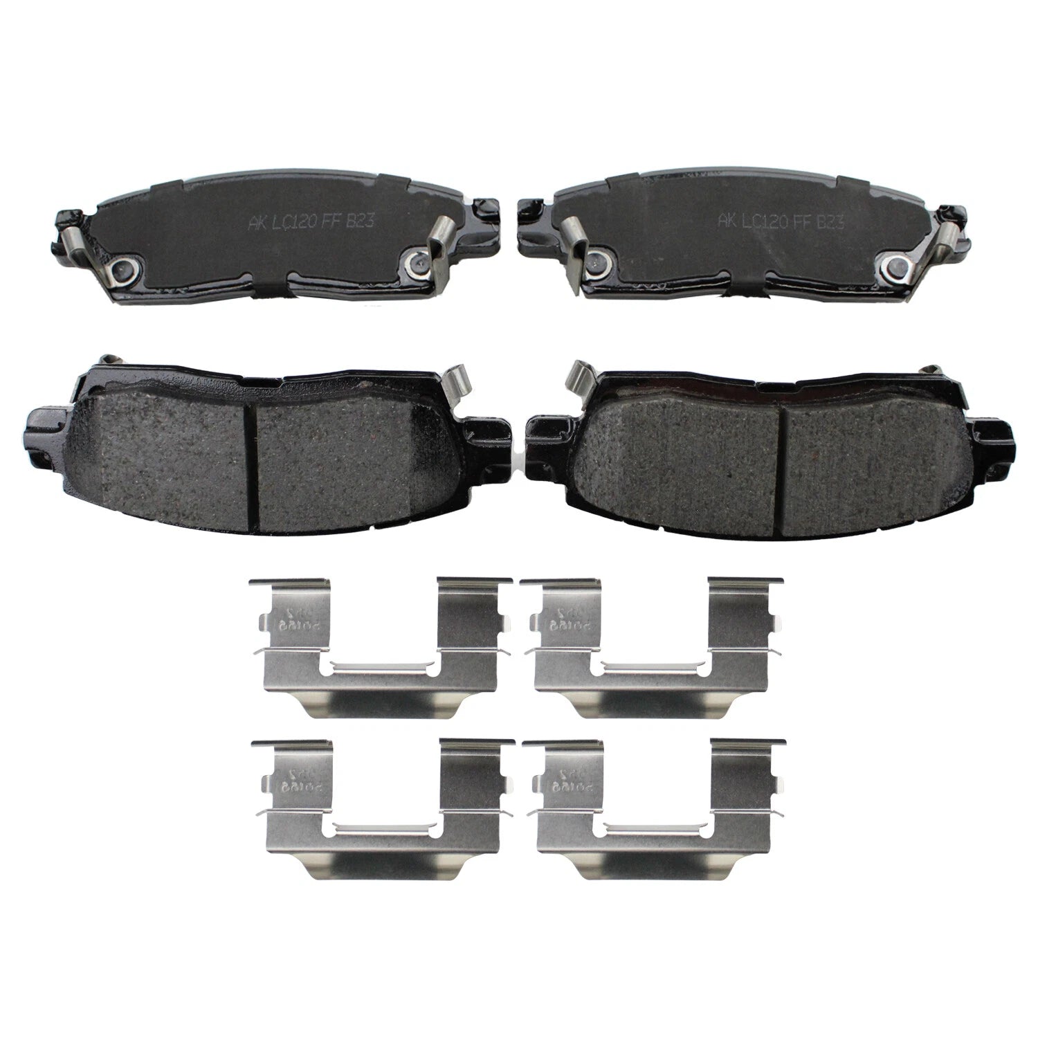 Akebono Rear ProAct Disc Brake Pads for Buick Cadillac Chevrolet GMC Isuzu Saab