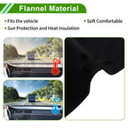 Dashboard Cover for Kia EV3 GT Line (2024–2025) HUD Flannel Black 1 Pc