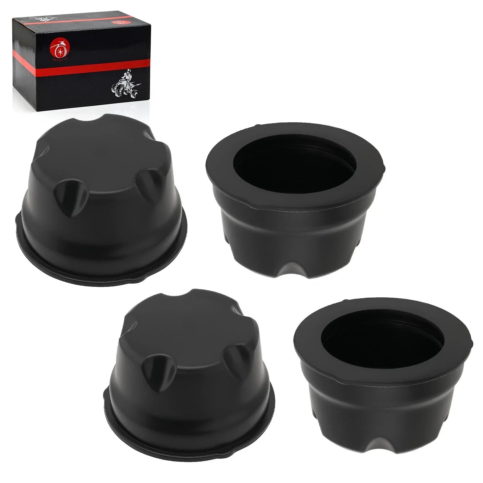 4x Front Rear Wheel Hub Caps for Suzuki Eiger 400 2x4 4x4 (2002–2007)
