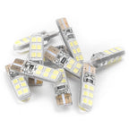 Set of 10 T10 W5W 12SMD 2835 LED Canbus Light Bulbs 6000K White