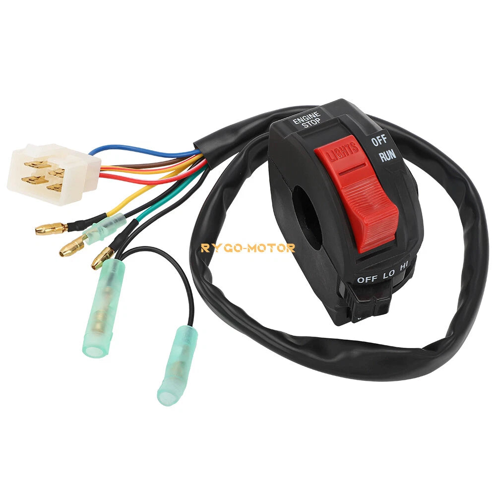 Headlight On Off Handlebar Start Stop Switch for Polaris Trail Boss Big Boss 250 (1990–1998)