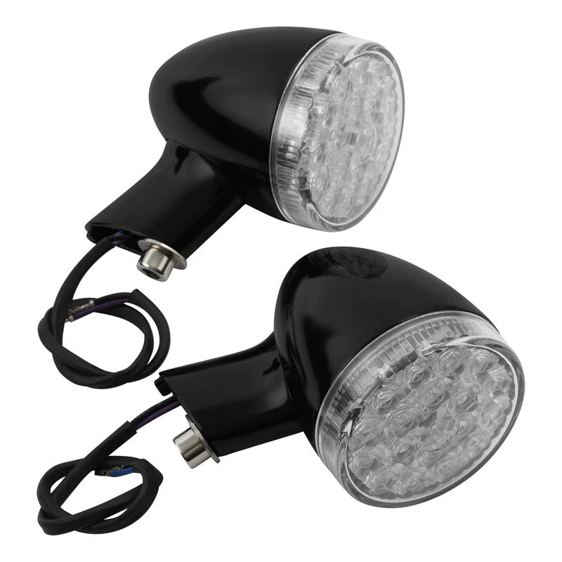 Front Turn Signal Lights for Harley Sportster XL883 (2000–2022), Touring (2009–2025)