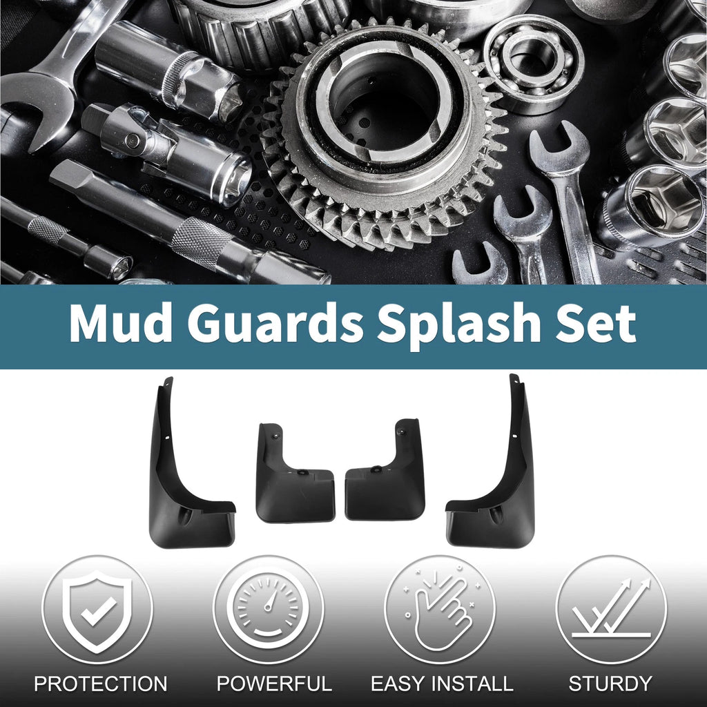 Set of 4 Mud Flaps Splash Guards for Toyota RAV4 (2013–2015)