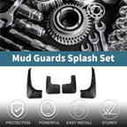 Set of 4 Mud Flaps Splash Guards for Toyota RAV4 (2013–2015)
