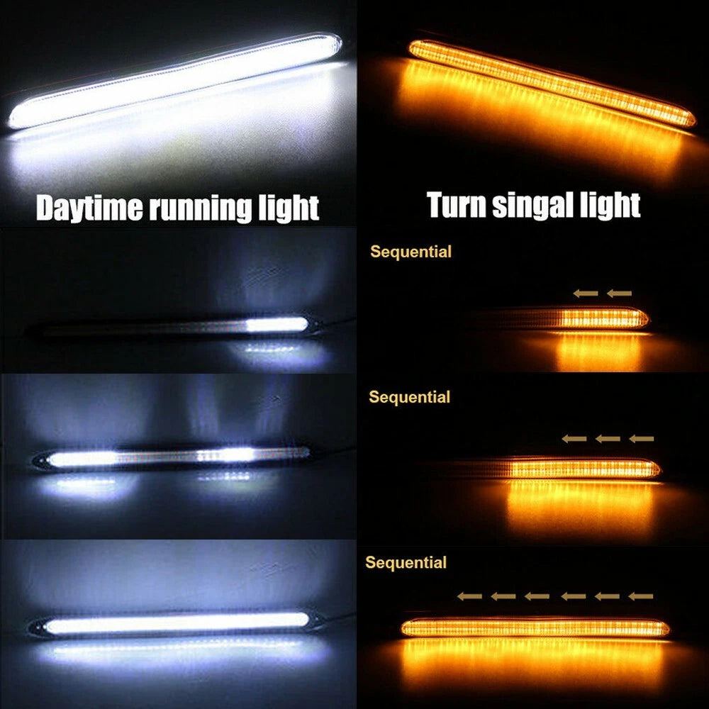 2X LED Strip Headlight for Make Model