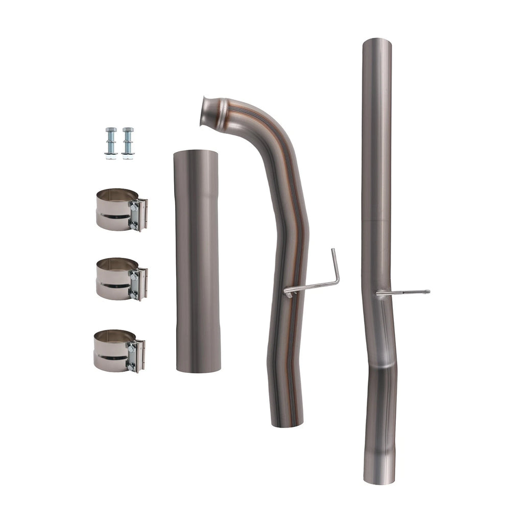 Exhaust Pipe & Tip for Chevy Silverado 6.6L Duramax (2011–2015) Stainless Steel