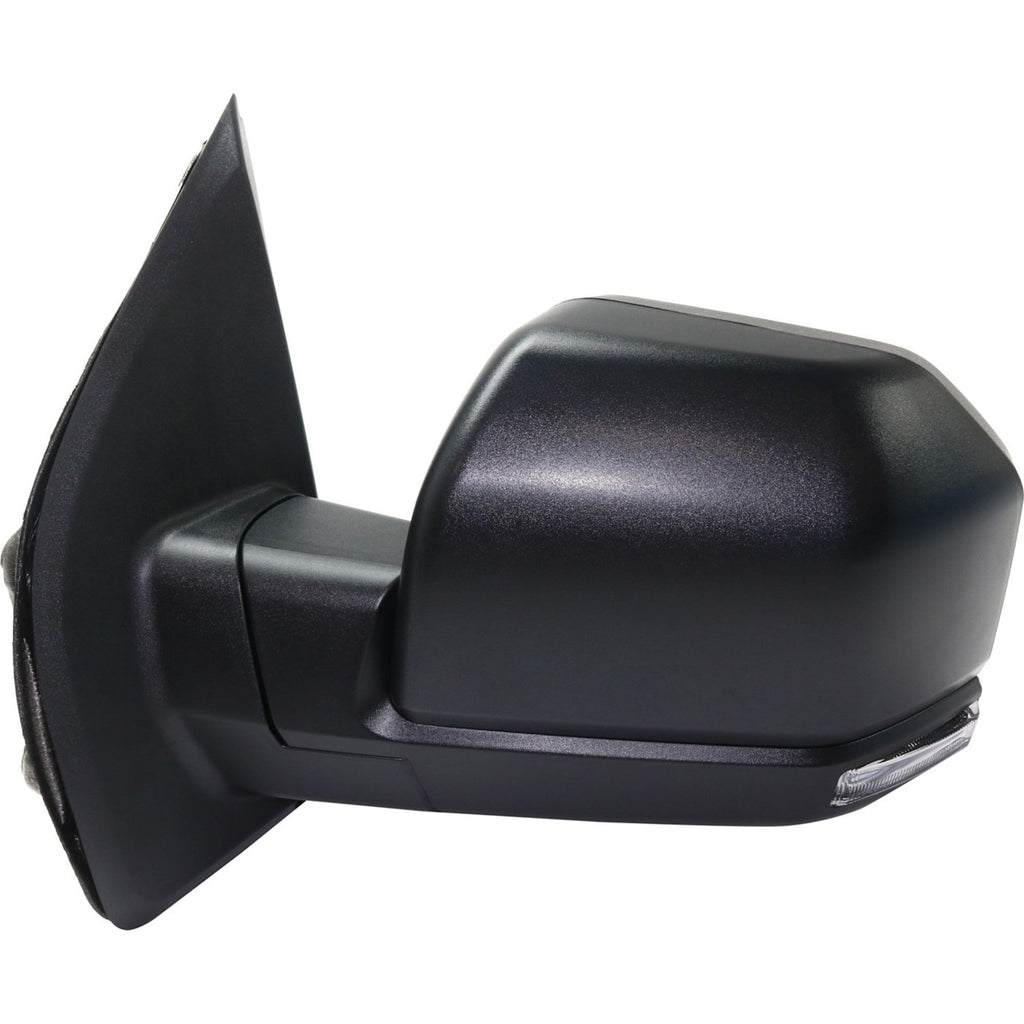 Set of 2 Heated Power Folding Mirrors for Ford F-150 (2015–2018) Black
