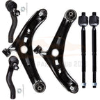 6pc Lower Control Arm & Tie Rod End Kit for Toyota Echo (2000–2005)