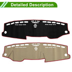 Dashboard Cover Mat for Mercedes E-Class (2010) Black Red Sun Protector