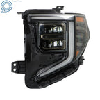 Set of 2 LED Headlights Assembly for GMC Sierra 1500 AT4/AT4X (2022–2024)