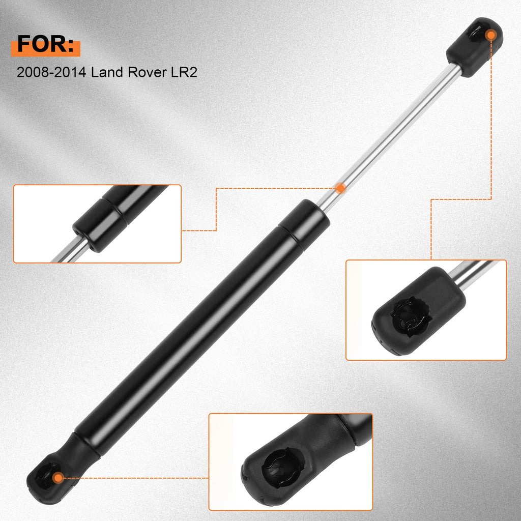 Set of 2 Hood Lift Support Gas Shocks for Land Rover LR2 (2008–2014)