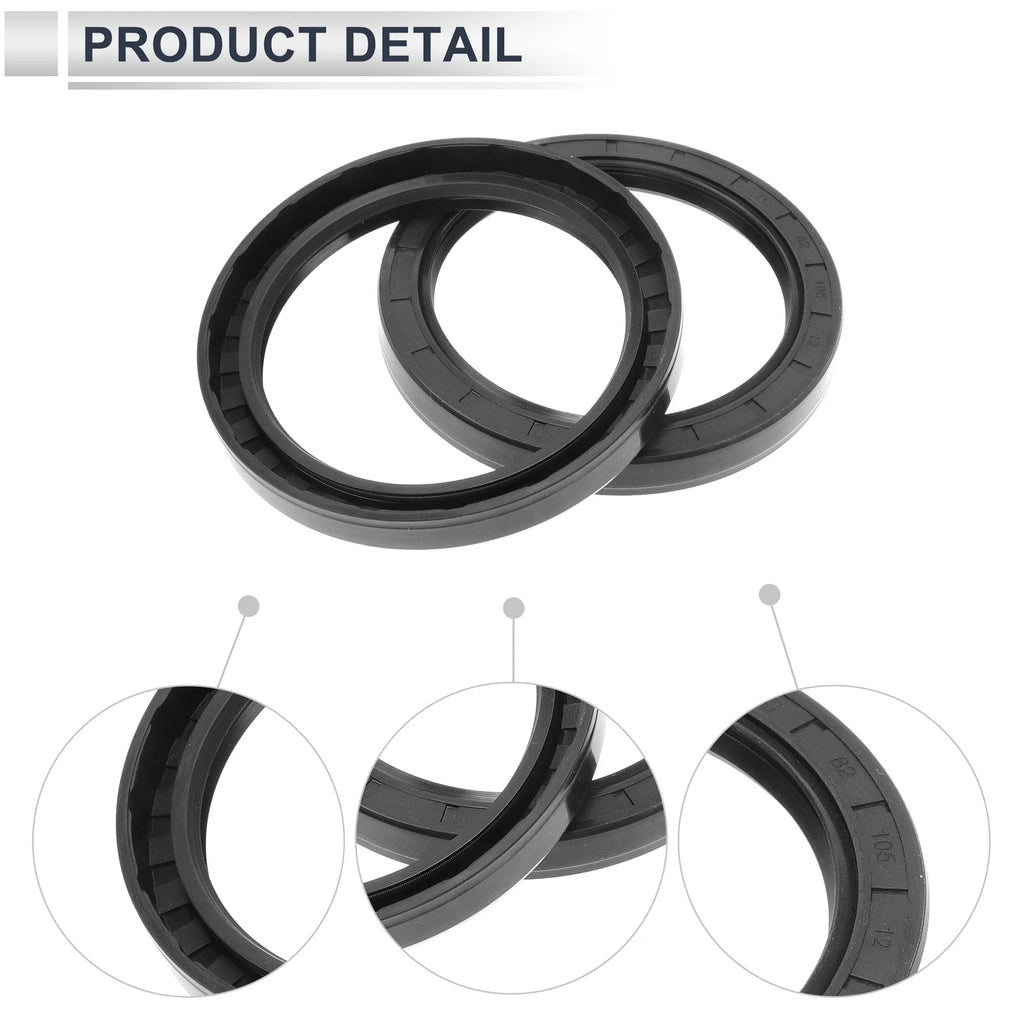 Set of 5 Oil Seal Rotary Shaft Seal for Various Models (82x105x12mm)