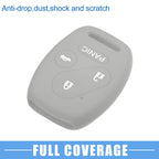 2X Smart Key Fob Cover for Honda Accord Civic CR-V Pilot (Pack of 2)