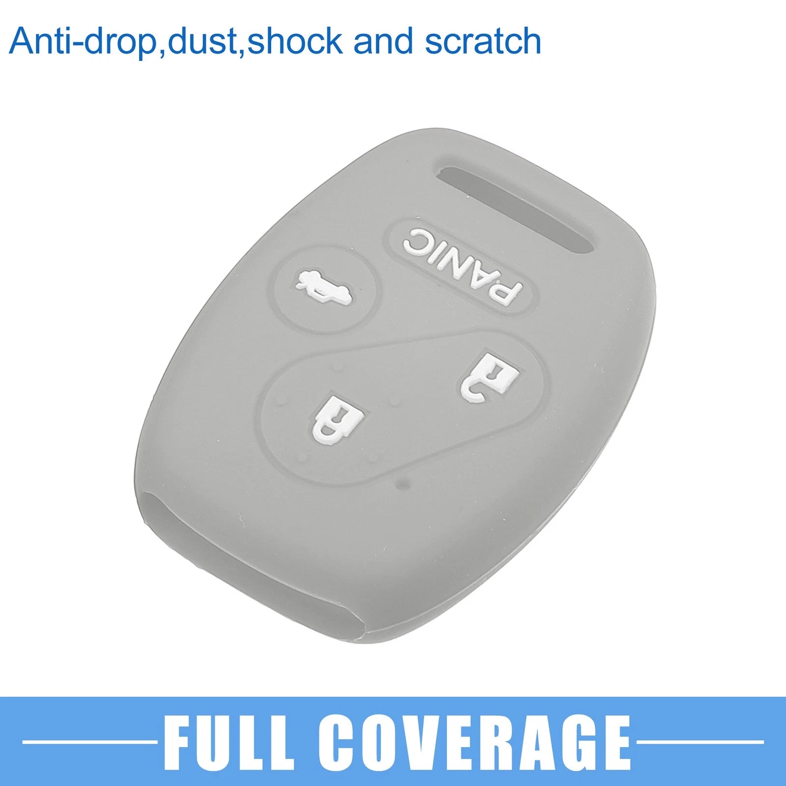 2X Smart Key Fob Cover for Honda Accord Civic CR-V Pilot (Pack of 2)
