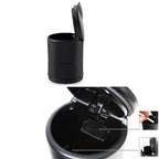 Ash Tray Black Car Garbage Coin Storage Cup Container Simple and Convenient