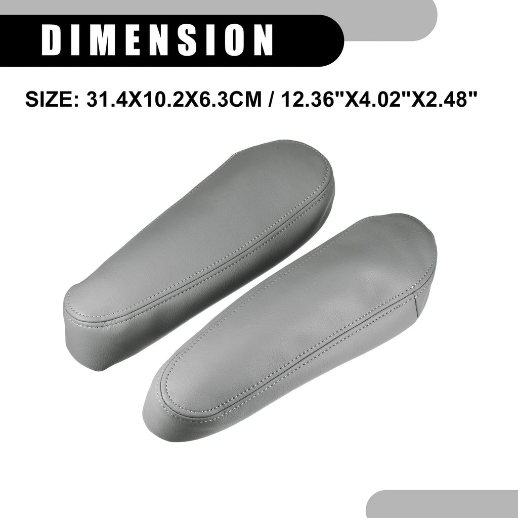 1 Pair Center Console Seat Armrest Cover for Toyota Sequoia (2001–2007) Gray