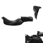 Driver & Passenger Seats Backrest Pad for Harley CVO Road Glide (2014-2023)