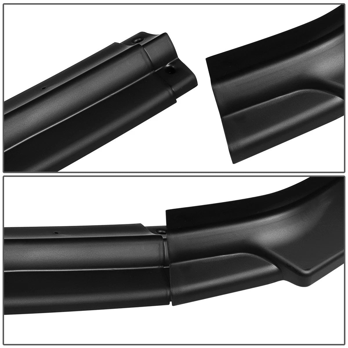 3Pc Front Bumper Lip Splitter Diffuser for VW Golf (2018–2021) Matte Black