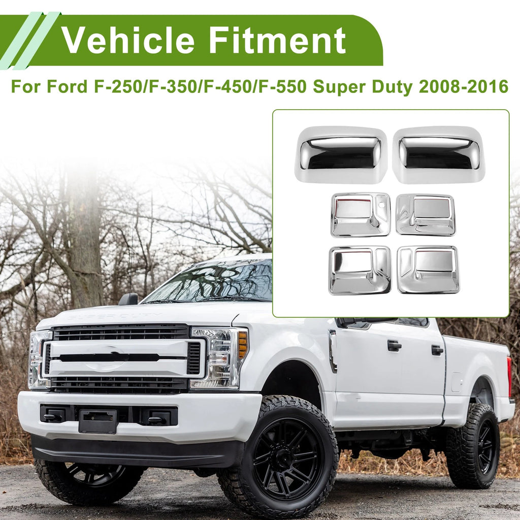 Mirror Cover Cap for Ford F-250/F-350/F-450/F-550 Super Duty (2008–2016)