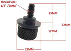 6mm Black Rear Seat Bolt Screw for Harley Sportster (1996-Current)