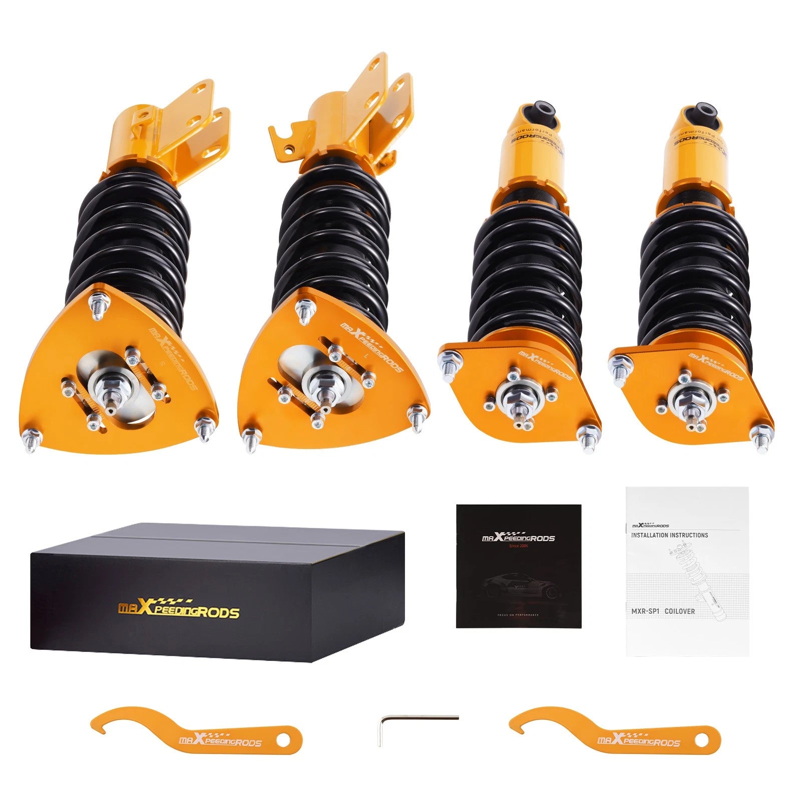 24 Way Adjustable Coilovers Lowering Kit for Subaru Impreza WRX (2008–2014)
