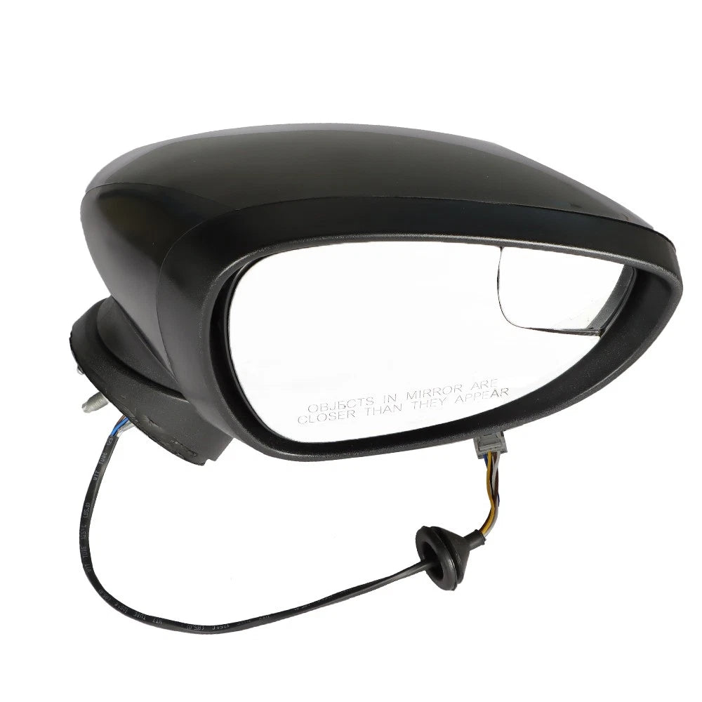 Passenger Side Mirror for Ford Fiesta (2014â2019) Black