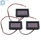3X Blue LED Voltage Meter for Motorcycle (DC 4.5-30V)
