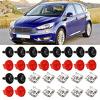 10x Engine Undertray Cover Screw Bolt Nut Clamp Kit for Ford