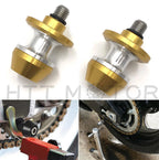 2X CNC Swingarm Spools Sliders for Universal Motorcycle 6MM Gold