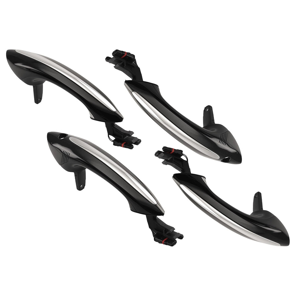 Set of 4 Door Handles for BMW M5 M6 (2009–2016) Black