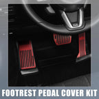 3 Pcs Brake Gas Accelerator Rest Pedal Kit for Mazda 2 3 6 