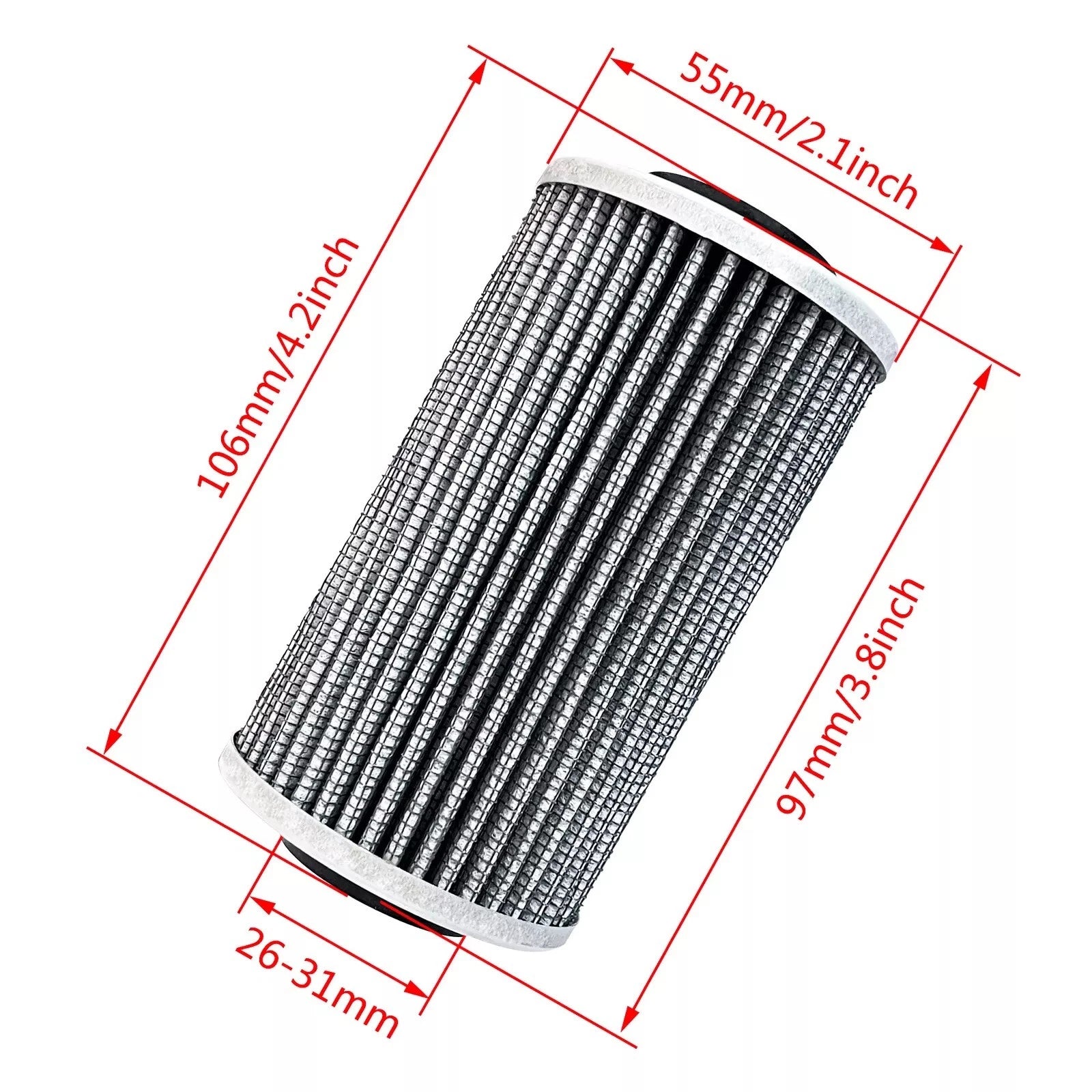 2X Performance Mesh Oil Filter for Sea-Doo GTX RXP RXT 300 (420950860, 420956744)