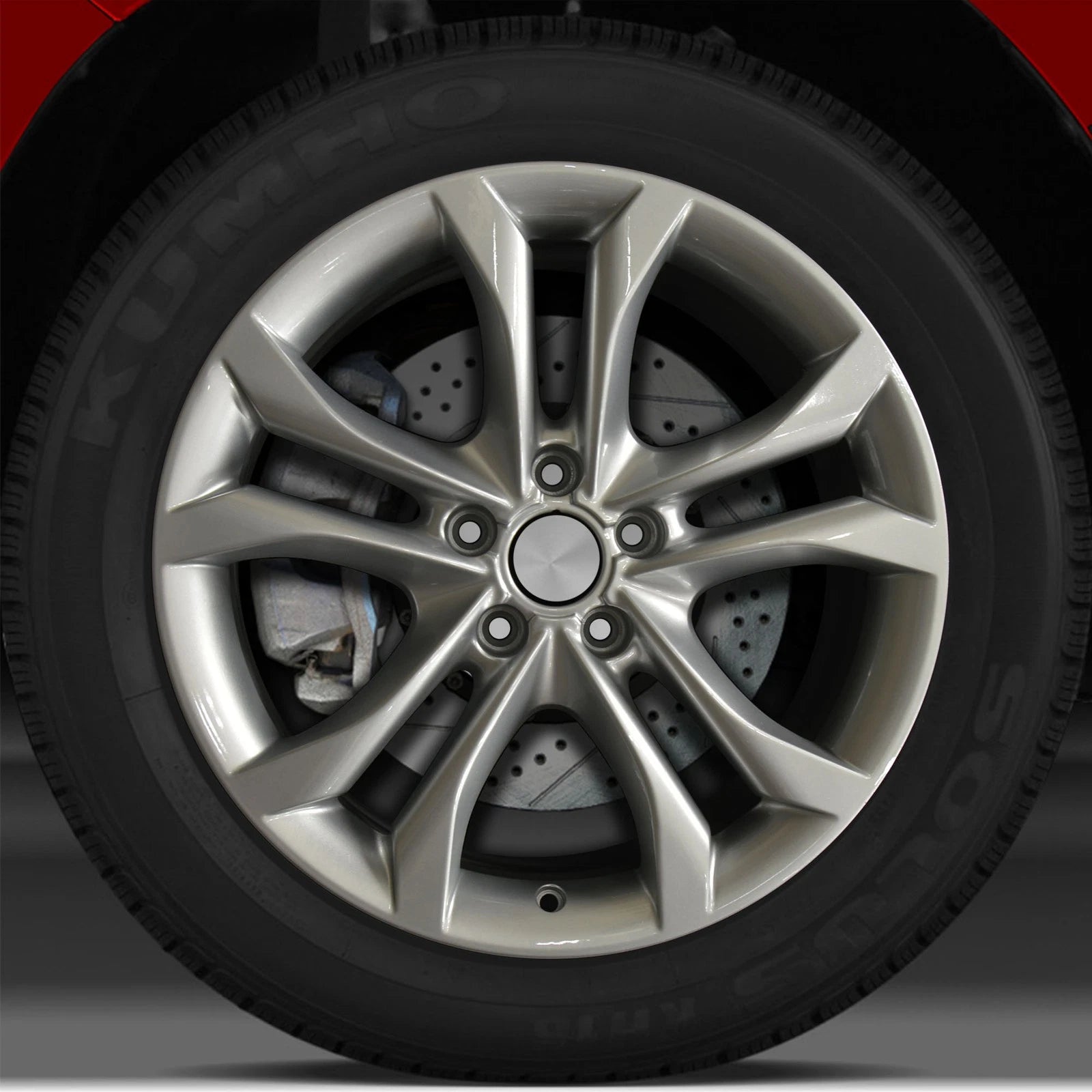 18x8 Factory Wheel (Hyper Bright Silver Full Face) for Audi S4