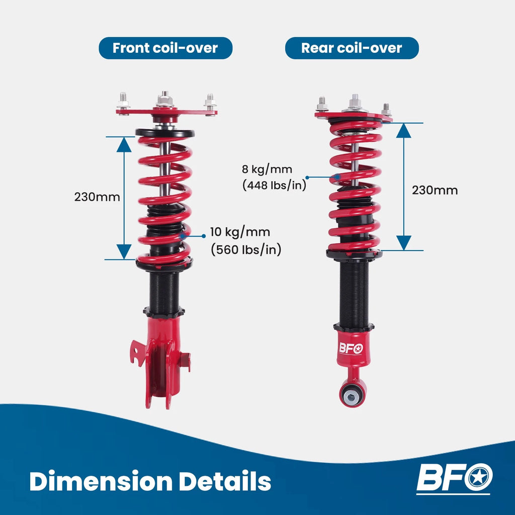 Coilovers Suspension Adjustable Height Shocks for Forester (2009–2013)