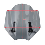 ABS Windshield for Trident 660 (2021) Gray T9