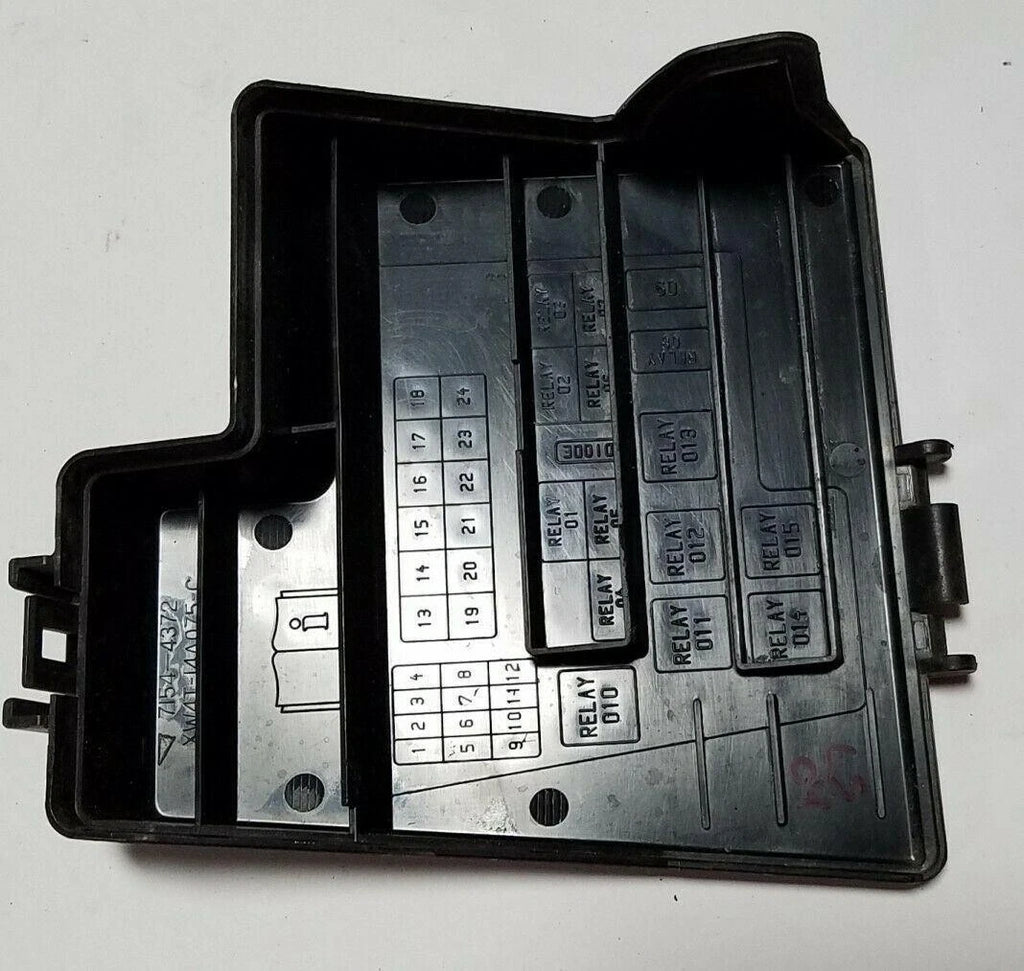 Under Hood Fuse Relay Box Cover for Jaguar S-Type (2000–2002) XW4T-14A075-C