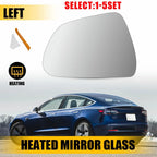 Power Heated Mirror Glass LH for Tesla Model 3 (2017–2023) 113065100A