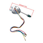 Chrome Steering Column Turn Signal Switch for Ford Truck (Universal 12V)