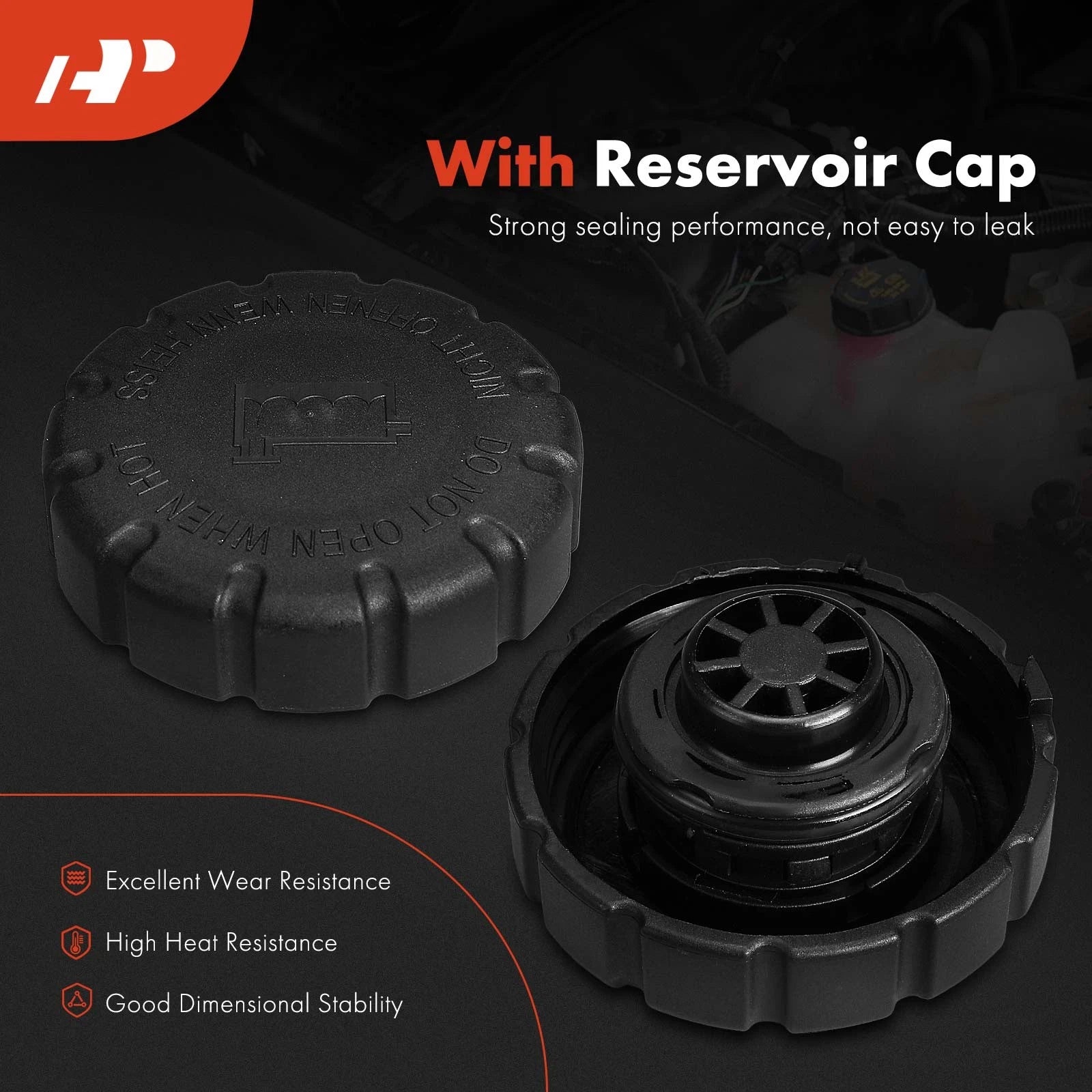 Engine Coolant Reservoir with Cap & Sensor for Mercedes-Benz SLK250 (2012-2015)