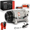 A/C Compressor with Clutch for Chevy Tahoe GMC Yukon (2015â2020)