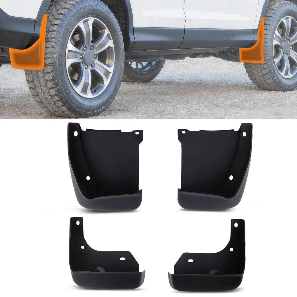 4X Mud Flaps Guards for Honda Accord Sedan (2003–2007) 08P08-SDA-100 Black
